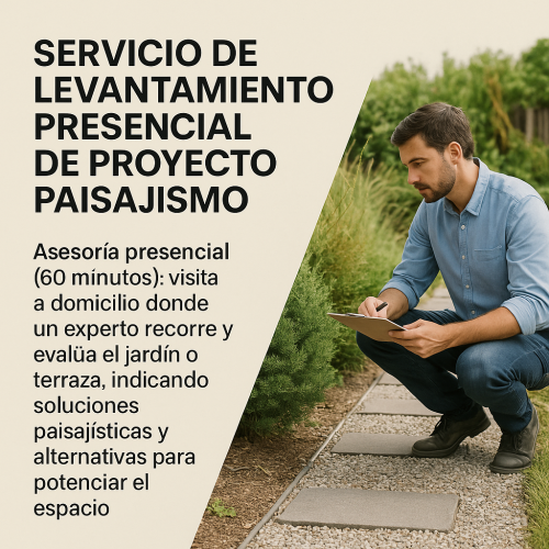 Servicio de Levantamiento Presencial de Proyecto Paisajismo