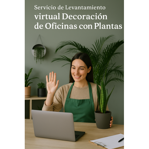 Servicio virtual de decoración de Oficinas con Plantas