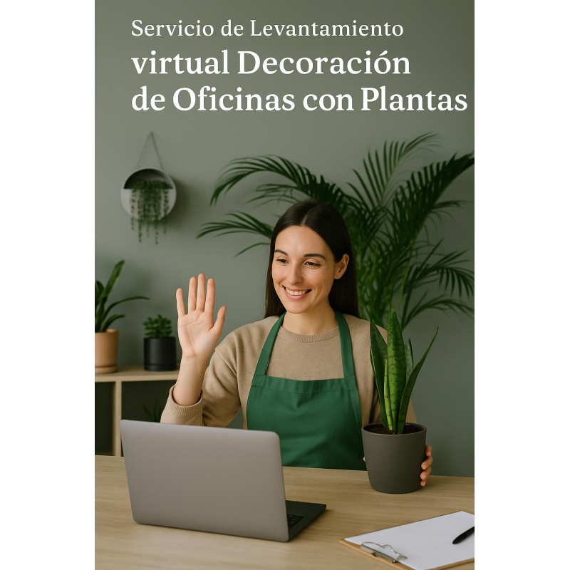 Servicio virtual de decoración de Oficinas con Plantas