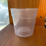 pack 10 Macetero Transparente Plastico Duro