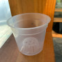 pack 10 Macetero Transparente Plastico Duro